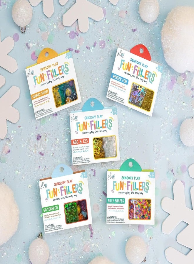 Glo Pals Fun Fillers Sensory Play Accessories Pack, Themed Accessories for Sensory Bins (Explore + Learn) - Image 2